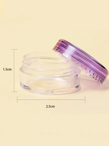 10pcs Face Cream Subpackage Empty Box , Travel Essentials, Living Room Home Bedroom Bathroom House Decor, Travel Stuff, Wedding, Party, Birthday, Gifts For Men Mom Dad Friends, New Years, Accessories, Funny Gift - Purple - View 3