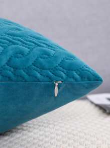 Plain Embossed Cushion Cover Without Filler, Quilted Throw Pillow Cover, Pillow Insert Not Include, For Sofa, Living Room