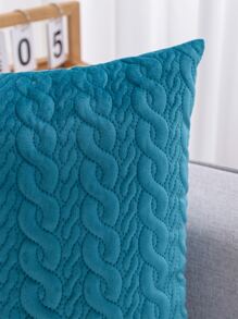 Plain Embossed Cushion Cover Without Filler, Quilted Throw Pillow Cover, Pillow Insert Not Include, For Sofa, Living Room