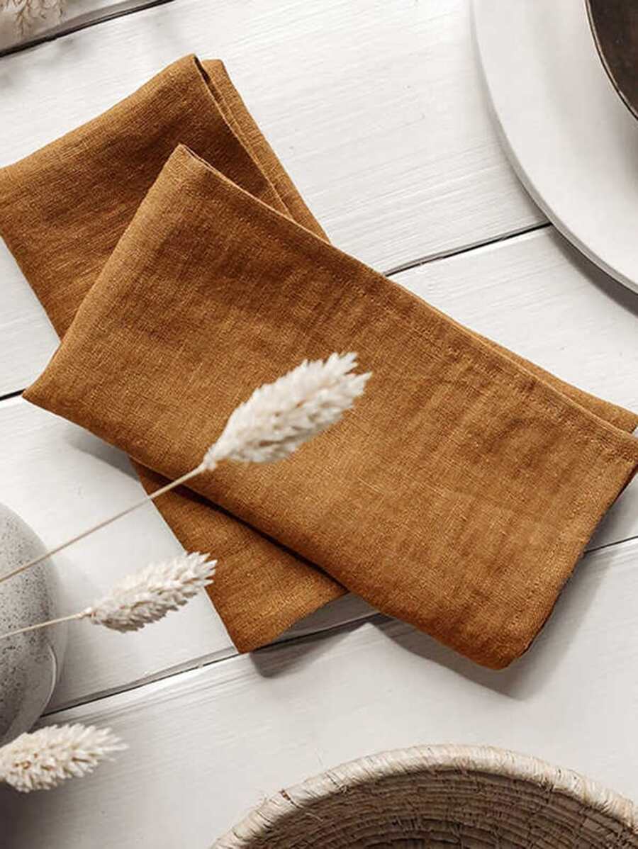 1 chiếc khăn ăn thấm hút thân thiện với da - gừng - Xem 1