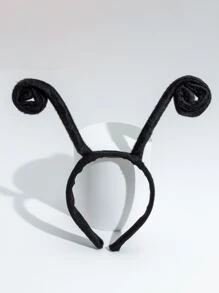 1pc Elegant Ant Headband, Suitable For Halloween Party - Black - View 1