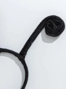 1pc Elegant Ant Headband, Suitable For Halloween Party - Black - View 3