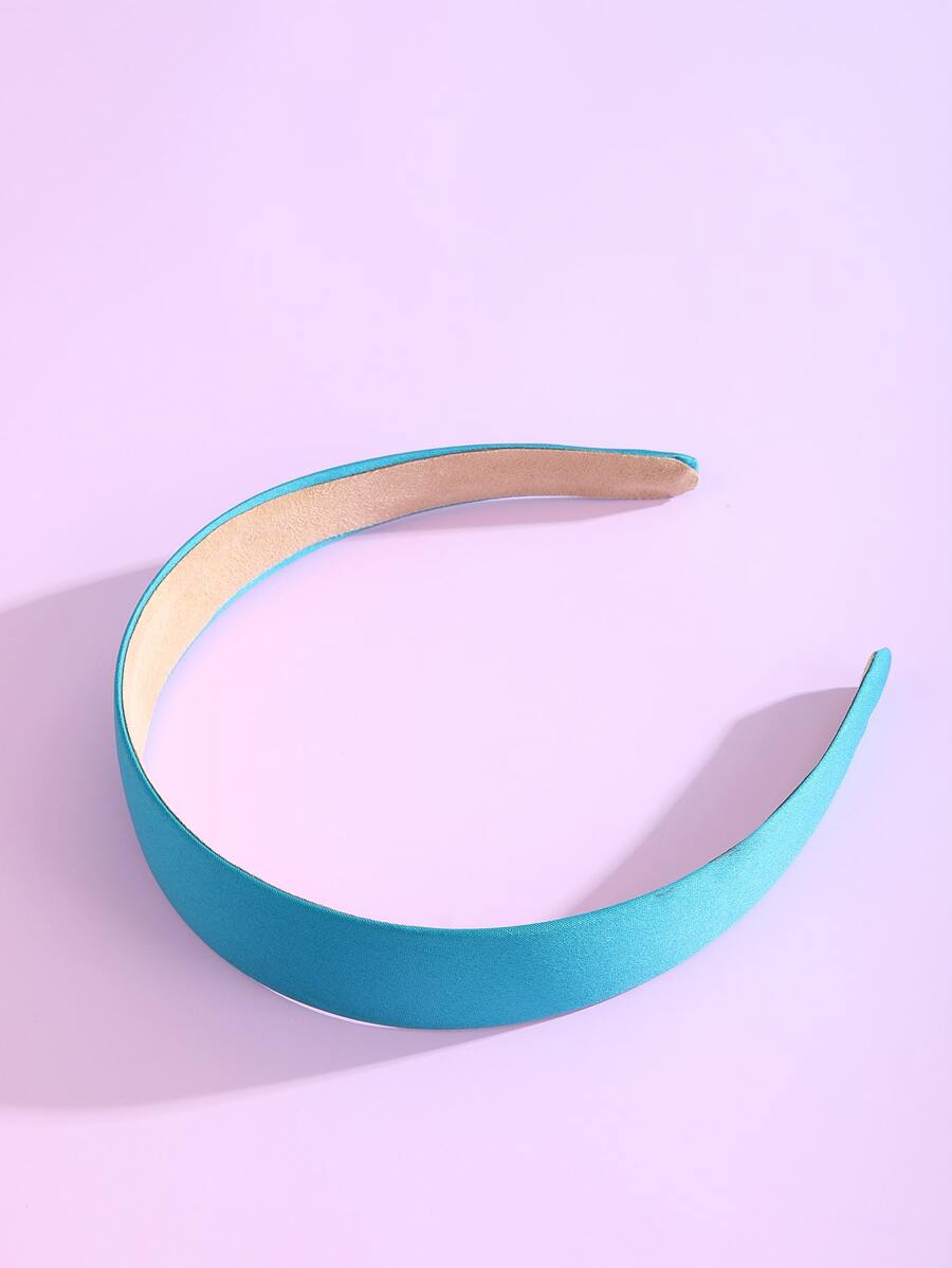 ROMWE Solid Minimalist Headband - Blue - View 1