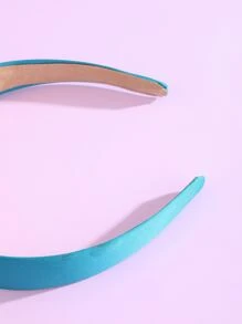 ROMWE Solid Minimalist Headband - Blue - View 3