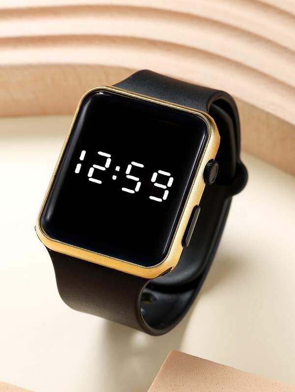 1pc Water Resistant Electronic Watch