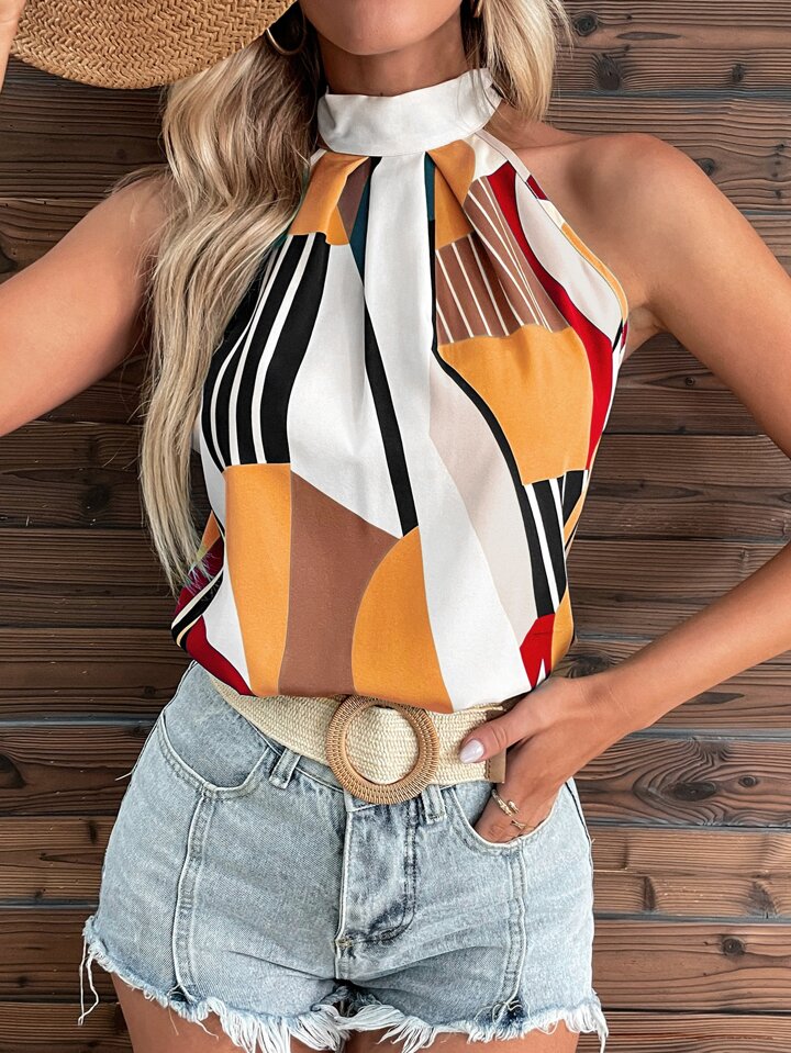 blusa shein rayas