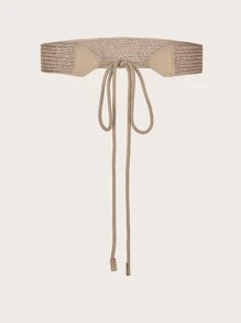 波西米亚风系带前草宽腰带万圣节