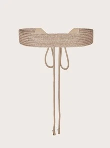 波西米亚风系带前草宽腰带万圣节