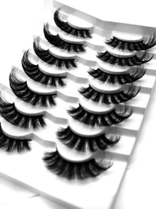 7pairs Cat Eye False Eyelashes