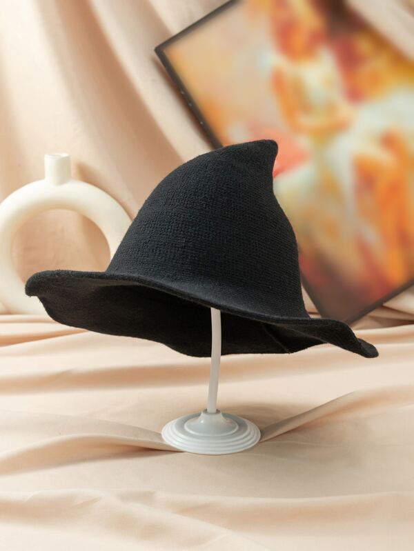 1pc Women's Knitted Pointed Witch Beanie SHEIN USA