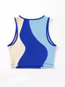 SHEIN Unity Colour Block Tank Top