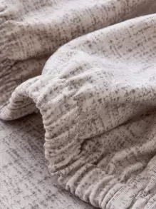 1pc Solid Chair Slipcover, Polyester Stretchy Elastic One Piece Chair Cover For Dinning Room, All Season