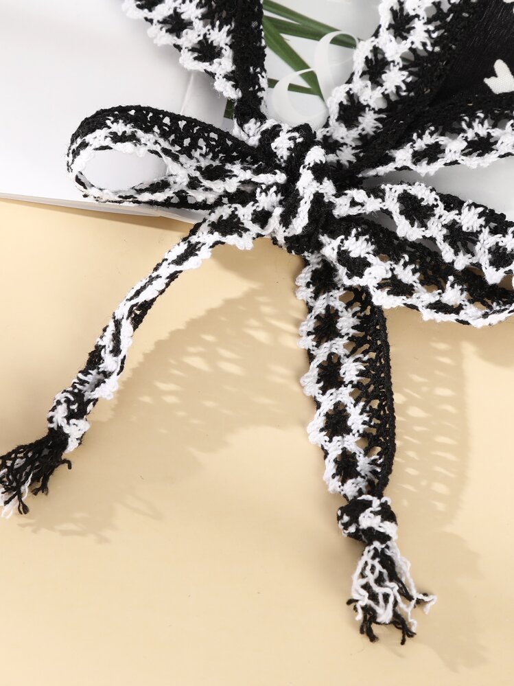 Daisy Print Kerchief Boho Hair Band Turban Headband Sweatband, Hairband Fall Winter Hair Accessories For Women For Vacation Outfits Woman Elegant Scarf Women Bandanas Soft Headwrap - Multicolor - View 5