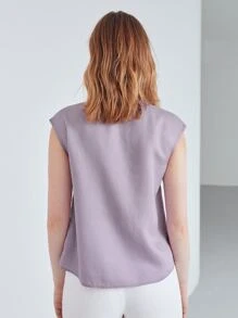 MOTF PREMIUM 亚麻提花蕾絲上衣