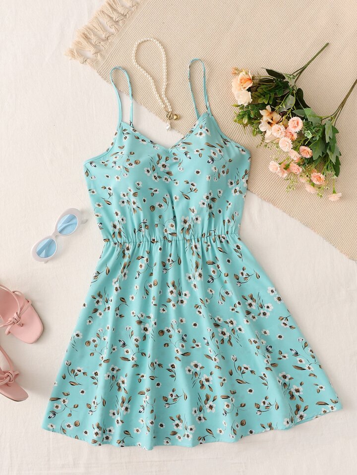 Soleia Daisy Floral Cami Dress | SHEIN USA