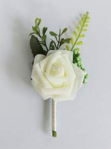 Boutonniere con diseño de flor - Multicolor - Ver 1