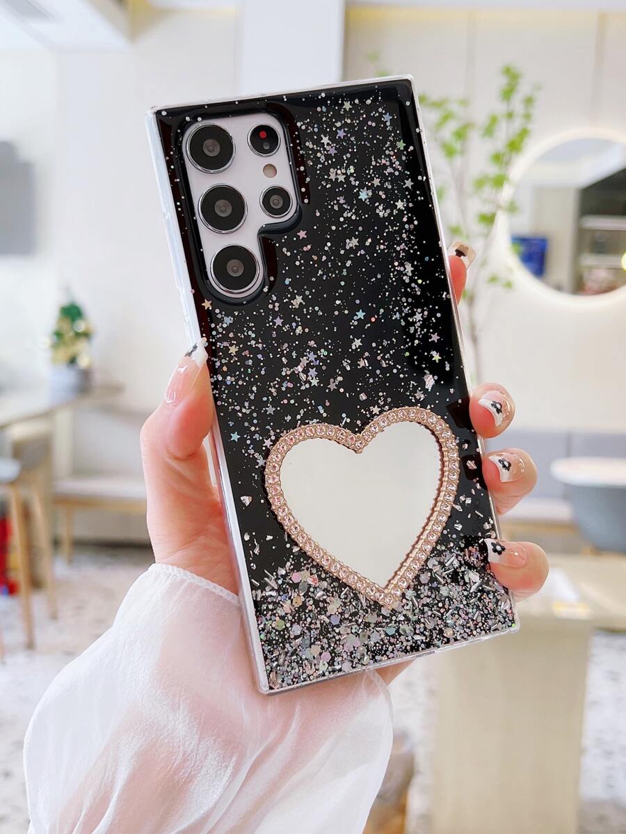 Mirror Phone Case - Black - View 1