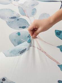 樹葉印花有彈性沙發套 - 彩色 - 查看 4