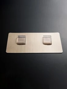 1pc Snap Fastener & Traceless Adhesive Tape For Double Card (only Selling Hook&loop Tape, Basket Not Included) - Multicolor - View 5