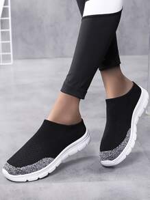 Women's Casual Slip-On Flat Sandals,Sneakers For Women - Black - View 3