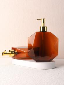 2 chai nhựa rỗng đựng dầu gội, sữa tắm, xà phòng lỏng, 2 gói 20oz/600ml, chai bơm tay đựng dầu gội, sữa tắm di động - màu nâu - Xem 4