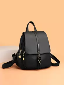 Không thấm nước , Nhẹ , Có thể mang đi Vải in nổi Trang trí Mèo hoạt hình Ba lô  Nắp Đối với Cô gái tuổi teen NỮ Cao đẳng Sinh viên , Cổ cồn trắng Công nhân
工人 Hoàn hảo Đối với Trường học , Cao đẳng , Làm việc , Làm Việc  , Commute , Trở lại Trường - màu đen - Xem 1