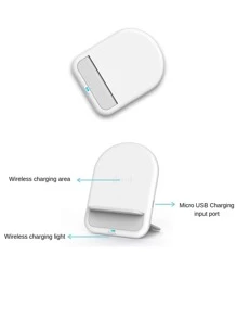 10W Foldable Wireless Charger - White - View 3