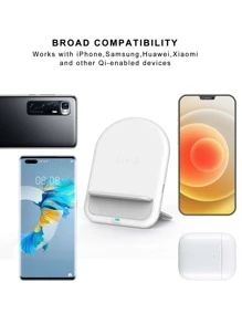 10W Foldable Wireless Charger - White - View 5