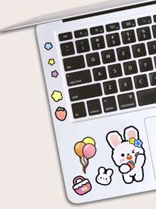 可愛卡通貼紙適用於通用筆記本電腦型號和手機型號 - 彩色 - 查看 5