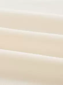 Swim Basics Summer Beach Solid Knot Side Cover Up Skirt - Beige - View 3