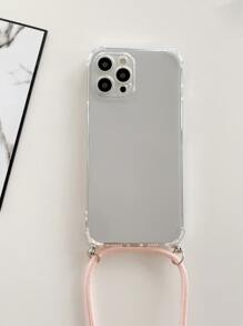 Vỏ điện thoại trong suốt chống rơi có dây buộc - Trong sáng - Xem 3