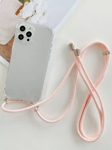 Vỏ điện thoại trong suốt chống rơi có dây buộc - Trong sáng - Xem 5