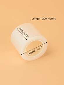 Bộ 6 sản phẩm tẩy hình xăm dán trong suốt, tẩy keo nối mi, màng uốn mi, dụng cụ trang điểm dạng lưỡi dao siêu nhỏ, 40mm*200m - Trong sáng - Xem 3