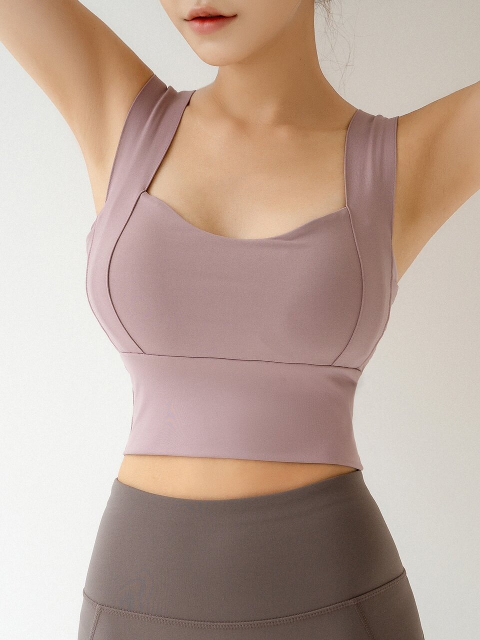 Solid High Support Sports Bra