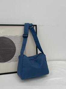 Minimalist Square Bag - Blue - View 3