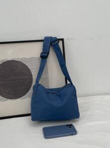 Minimalist Square Bag - Blue - View 4
