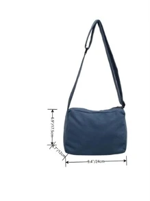 Minimalist Square Bag - Blue - View 6