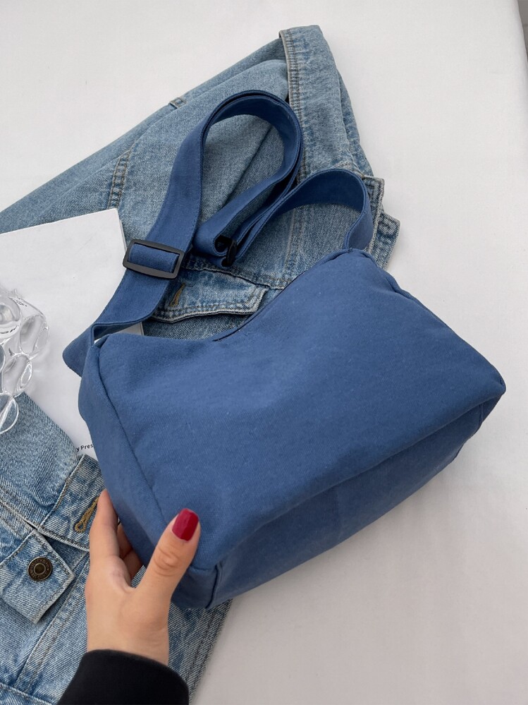 Minimalist Square Bag - Blue - View 8