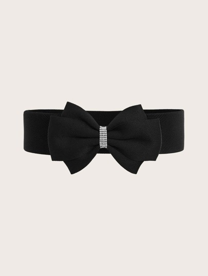 1 pièce Ceinture taille avec boucle en nœud pour femmes grandes tailles, accessoire mode casual pour robe, été, école, automne, Halloween