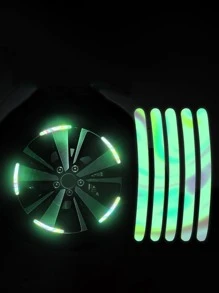 20pcs Car Tire Reflective Strip - Multicolor - View 2