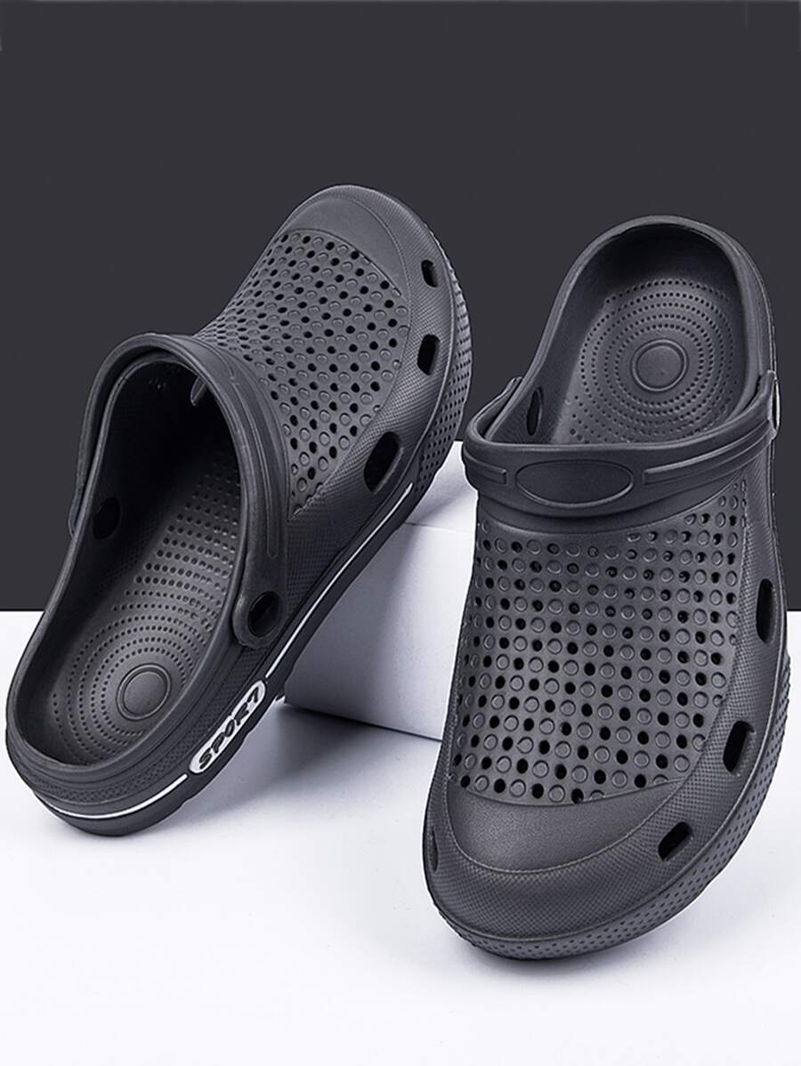 Minimalist Hollow Out Vented Clogs | SHEIN USA