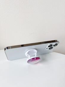 1入組大理石圖案手機氣囊支架 - 粉色 - 查看 2