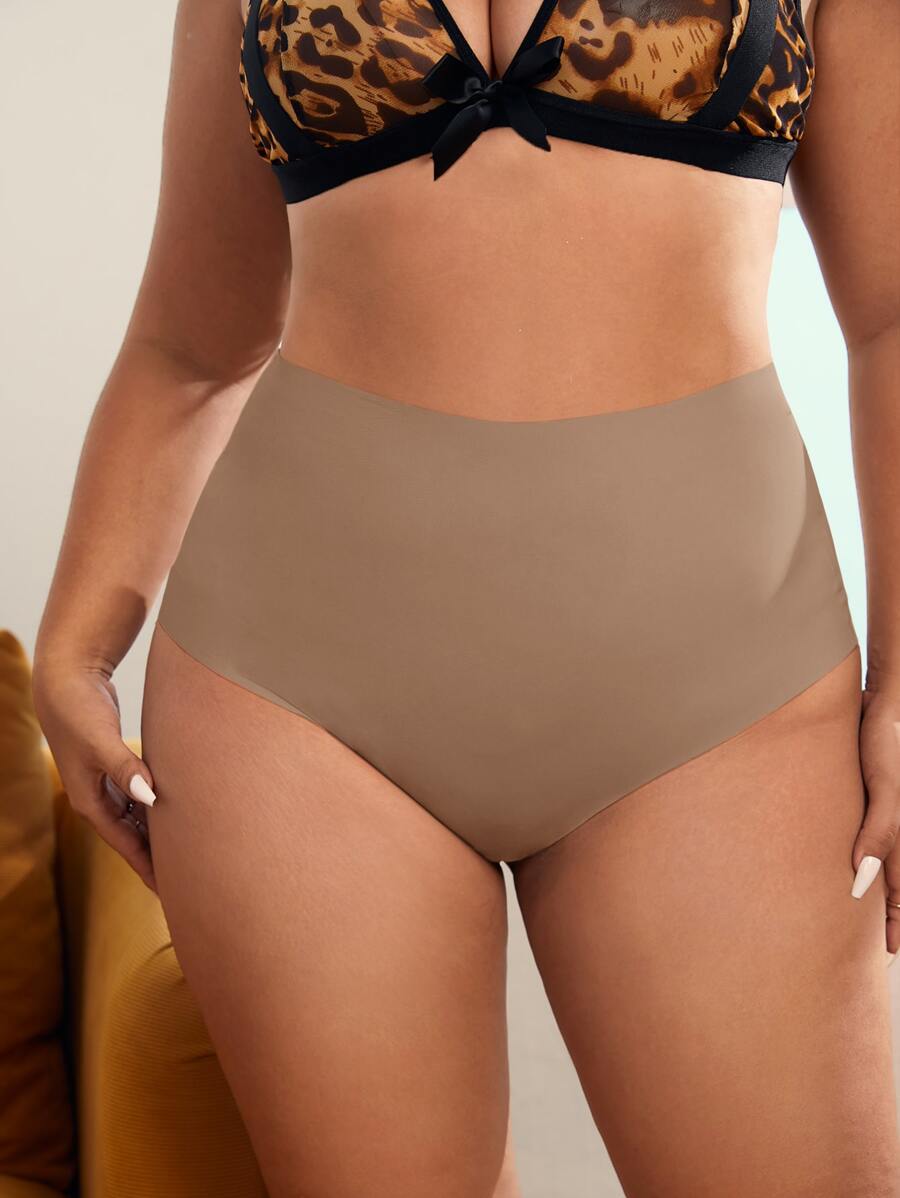 Plus Plain Simple Panty - Camel - View 1