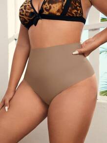 Plus Plain Simple Panty - Camel - View 4