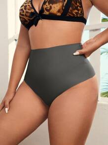 Plus Plain Simple Panty - Dark Grey - View 4