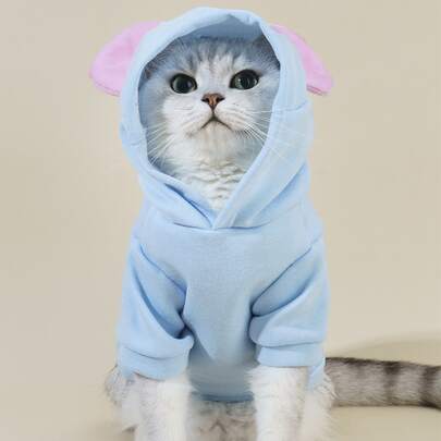 Bear Ears Design Pet Hoodie