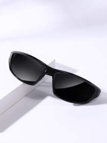 Simple Fashion Glasses - Black - View 3