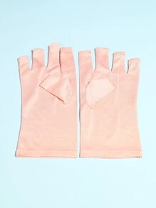 1 đôi Găng tay làm móng, Đồ dùng làm móng, Dụng cụ làm móng, Dụng cụ làm móng, Trở lại trường, Móng tay, Dụng cụ làm móng để dán móng tay - Hồng - Xem 2