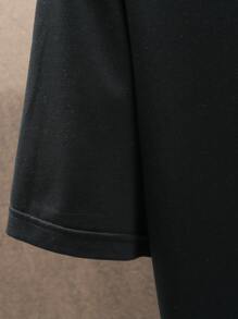 Manfinity RSRT Homme T-shirt lettre & à imprimé palmier