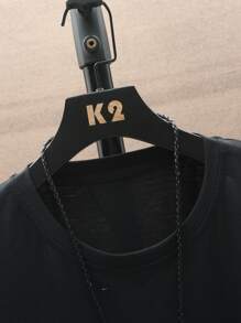 Manfinity RSRT Homme T-shirt lettre & à imprimé palmier